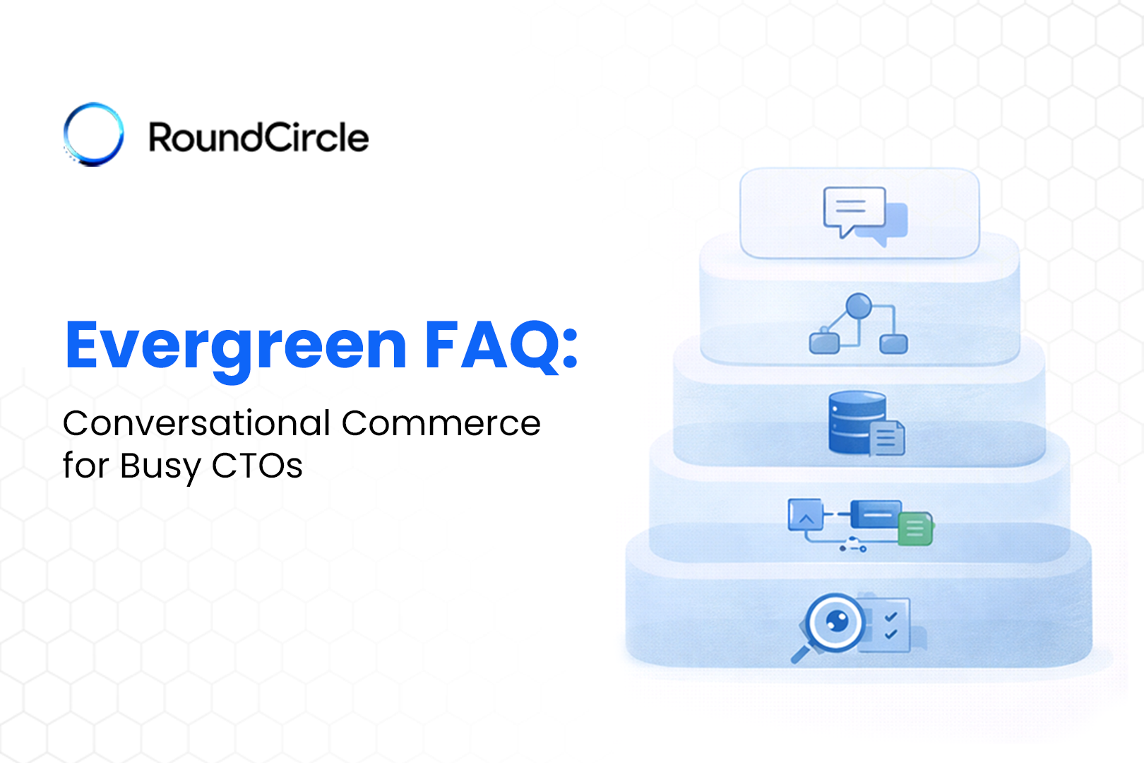 A practical FAQ for CTOs covering the technical realities of conversational commerce, including latency, integration, observability, and evaluation